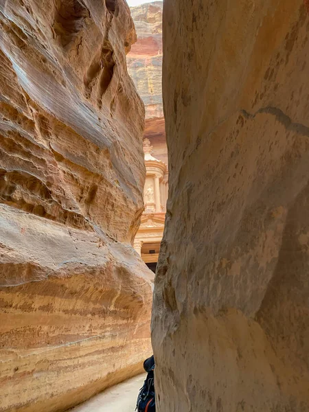 Camino Conduce Ciudad Petra Jordania — Foto de Stock