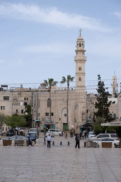 stock image Bethlehem, Palestine - 10 April, 2023. View of the Mosque of Omar or Umar