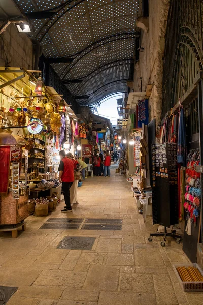 Jeruzalém Izrael Dubna2023 Trh Židovské Čtvrti — Stock fotografie