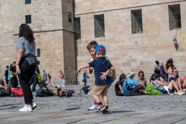 Santiago de Compostela, La Coruna, Galiçya, İspanya - 13 Haziran 2023.