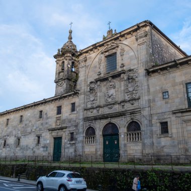 Santiago de Compostela, La Coruna, Galiçya, İspanya - 12 Haziran 2023. Mercedarias Descalcas Manastırı.