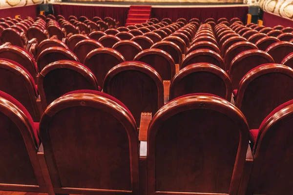 Assentos Teatro Nas Traseiras Respira Cultura — Fotografia de Stock