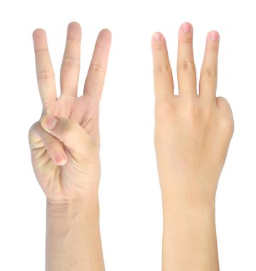 Beyaz sırtüstü izole edilmiş kadının sembolü.