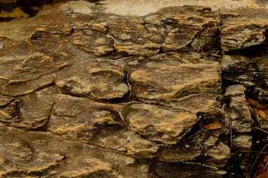 Gün boyunca taş dokusu yakın çekim görüntüsü