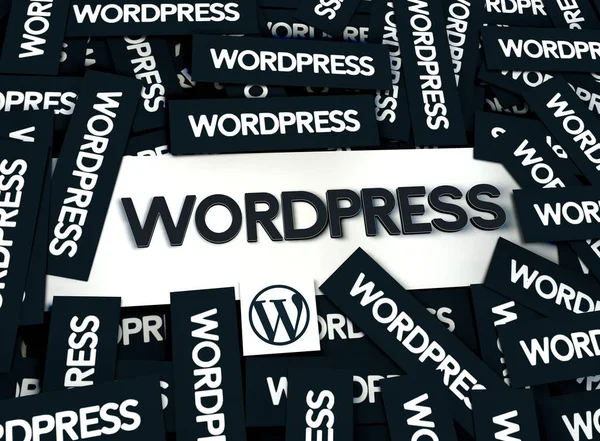 Wordpress Wordpress Σχεδιασμό Φόντου — Φωτογραφία Αρχείου