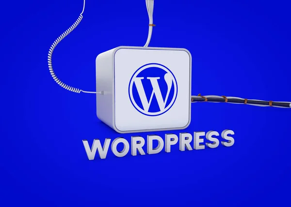 Wordpress Diseño Fondo Wordpress — Foto de Stock