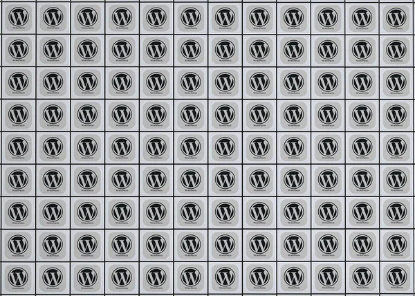 Wordpress Дизайн Фону Wordpress — стокове фото