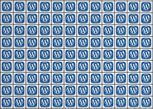 Wordpress Wordpress Achtergrond Ontwerp — Stockfoto