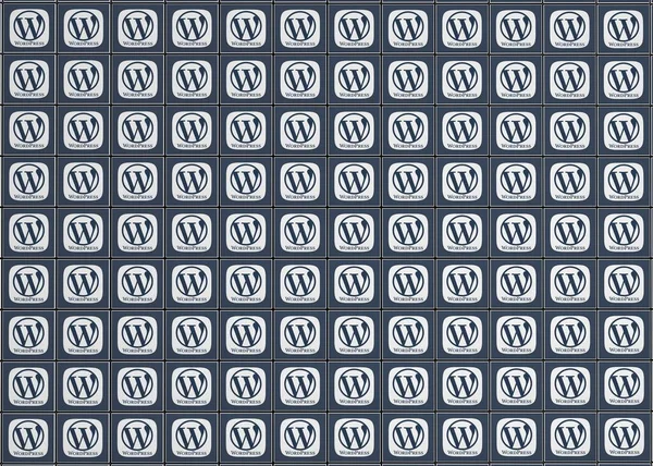 Wordpress Wordpress Háttér Tervezés — Stock Fotó