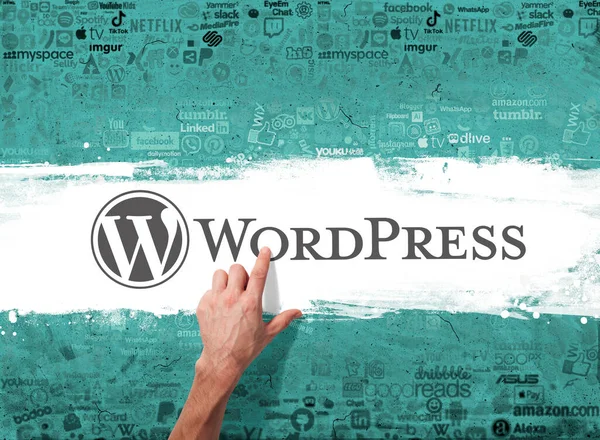 Wordpress Wordpress Projekt Tła — Zdjęcie stockowe