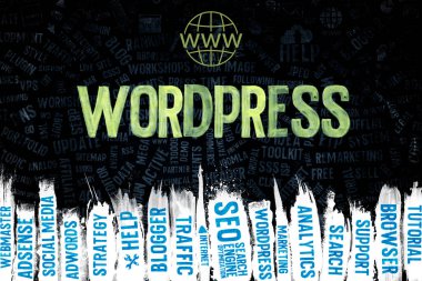 kelime presi, sözcük dizaynı arkaplan tasarımı