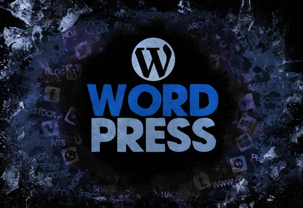 Wordpress Wordpress Фоновый Дизайн — стоковое фото