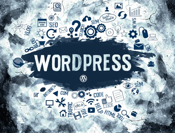 Wordpress Wordpress Background Design — Stock Photo, Image