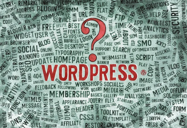 Wordpress Wordpress Projekt Tła — Zdjęcie stockowe