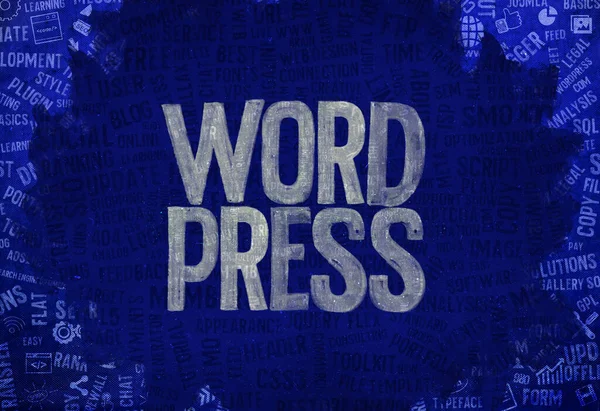 Wordpress Wordpress Bakgrund Design — Stockfoto