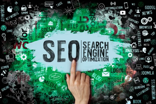 stock image search engine optimization, seo background