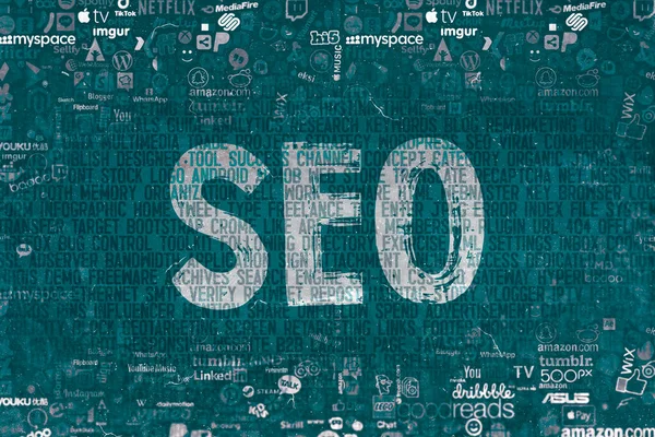 Seo Search Engine Optimisasi Seo Background — Stok Foto