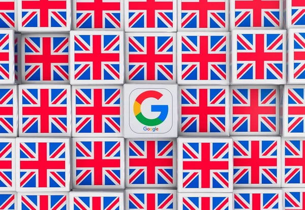 Великобритания Google Фон Render — стоковое фото