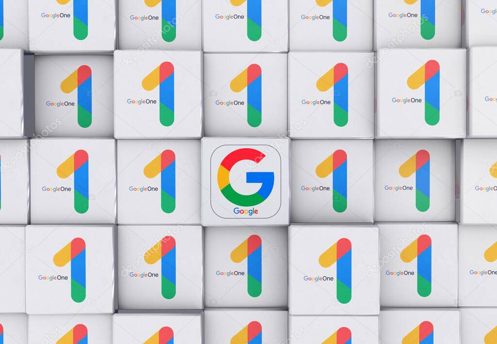 One, Google Background - 3d Render