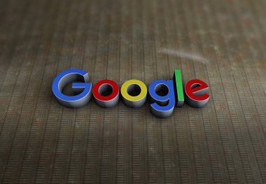 Google, Google Arkaplan - 3d Render