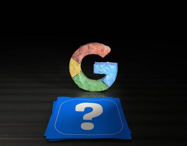 Soru işareti, Google Arkaplan