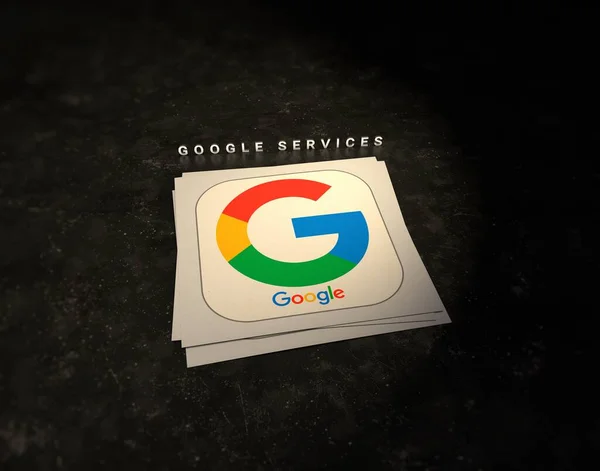 Google Google Hintergrund Render — Stockfoto