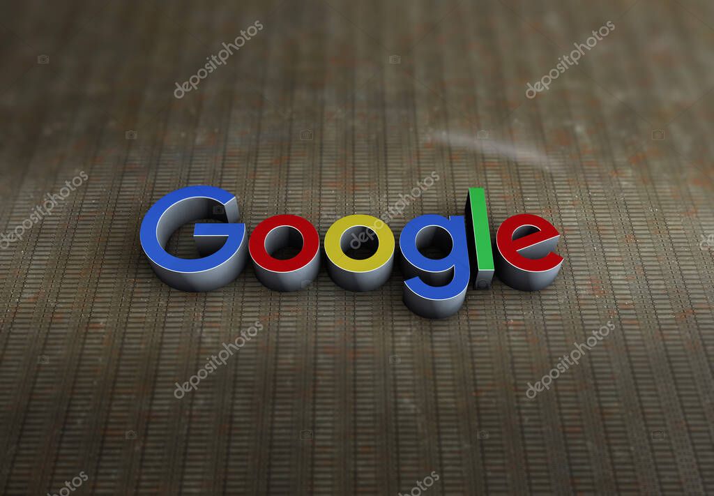 Google, Google Background - 3d Render