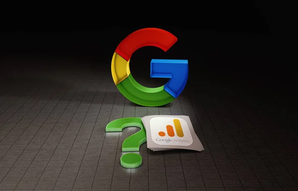 Google Analytics Google Background — стокове фото