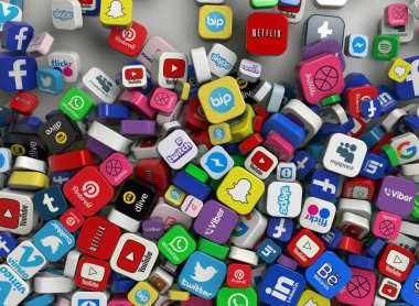Sosyal Medya, Sosyal Medya Arkaplan Tasarımı