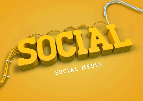 Design Social Media Social Media Background Design — Φωτογραφία Αρχείου