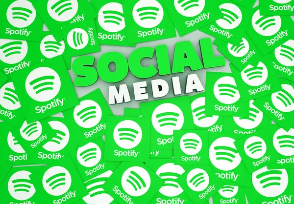 Social Media Social Media Background Design — Stock Photo, Image