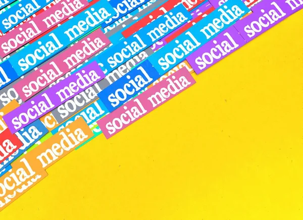 Redes Sociales Diseño Redes Sociales —  Fotos de Stock