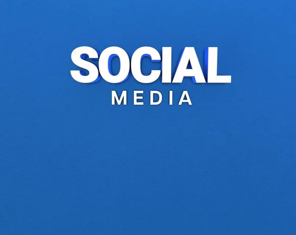 Mídia Social Design Fundo Mídia Social — Fotografia de Stock