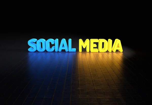 Social Media Design Sfondo Dei Social Media — Foto Stock