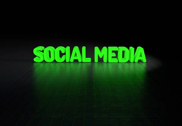 Social Media Social Media Kontekst Design — Zdjęcie stockowe