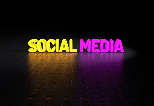 Social Media Hintergrunddesign — Stockfoto