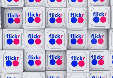 flickr, Sosyal Medya Arkaplan Tasarımı