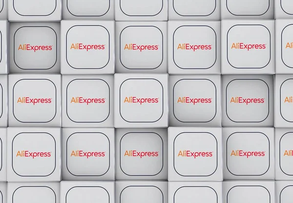 Aliexpress Design Fundo Mídia Social — Fotografia de Stock