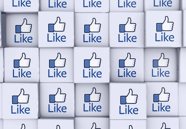Facebook Aktig Social Media Background Design – stockfoto