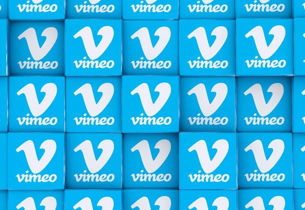 Vimeo Social Media Background Design — Stock fotografie