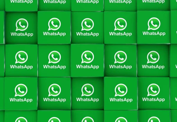 Whatsapp Social Media Background Design — Stok Foto