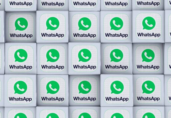 Whatsapp Social Media Background Design — Stock Photo, Image