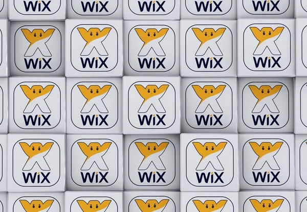 Wix Social Media Background Design — Stock Photo, Image