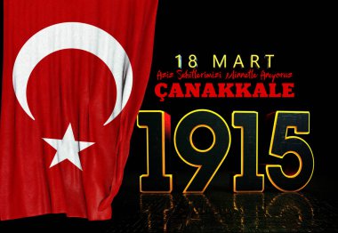 1915, Türk Bayrağı, Türkiye - Türkiye Arkaplan Tasarımı