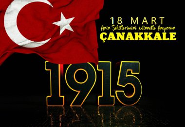 1915, Türk Bayrağı, Türkiye - Türkiye Arkaplan Tasarımı