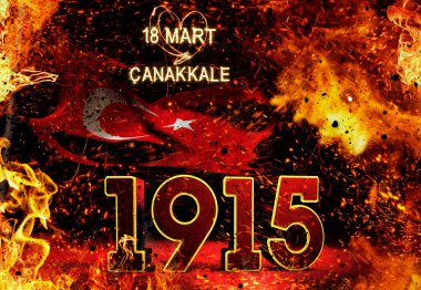 1915, Türk Bayrağı, Türkiye - Türkiye Arkaplan Tasarımı