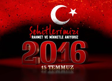 2016, Türk Bayrağı, Türkiye - Türkiye Arkaplan Tasarımı