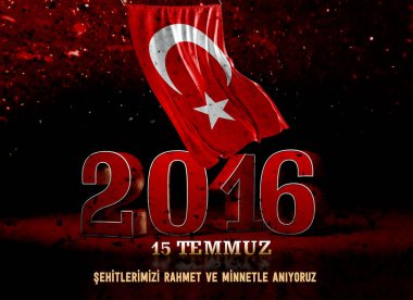 2016, Türk Bayrağı, Türkiye - Türkiye Arkaplan Tasarımı
