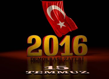 2016, Türk Bayrağı, Türkiye - Türkiye Arkaplan Tasarımı