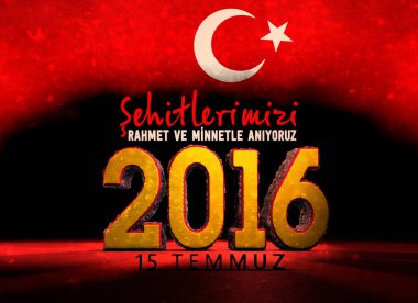 2016, Türk Bayrağı, Türkiye - Türkiye Arkaplan Tasarımı